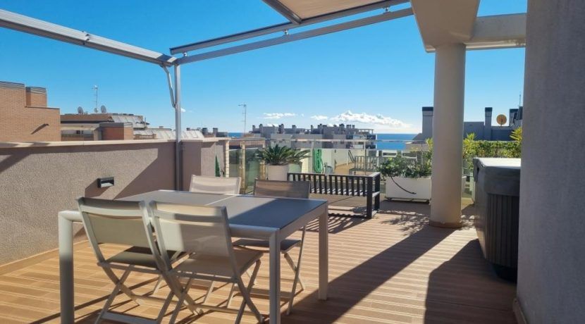 Appartement Atico vue mer El Campello a vendre